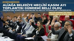 Aliağa Belediyesi Meclis Gündemi Belli Oldu: Komisyon Raporları Masaya Yatırılacak