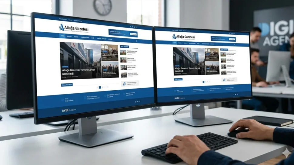 AYBE Creative’den Dijital Devrim: Aliağa Gazetesi Yeni Yüzüyle Yayında